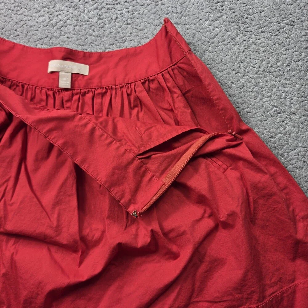 Banana Republic Mini Skirt w Pockets 0 Petite Red